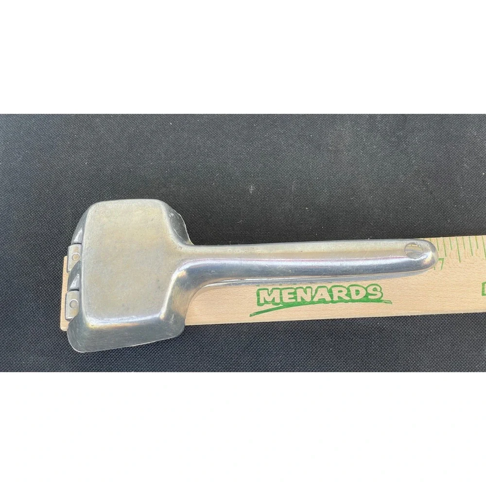 Irwinware Vintage Ice Crusher Silver Aluminum Kitchen Tool USA 3385530